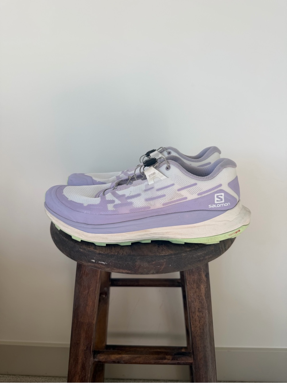 Salomon Women’s Lavender and White Trail Runners
